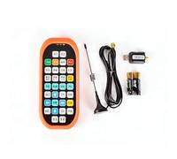 Télécommande portable sans fil pour machines de découpe laser CNC, ABS, récepteur USB, démarrage/pause, recherche des bords, mouvement d'axe (orange, taille standard, standard, version universelle)