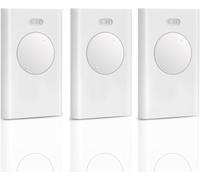 Télécommande portail, 3 pièces universelle, télécommande portail 2 canaux XT2 433 SLH LR 433,92 MHz, télécommande pour F433, blanc (comprend 3 piles supplémentaires)