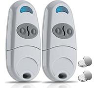 Télécommande portail, 433,92 MHz, télécommande universelle, 2 pièces, télécommande universelle, portail compatible avec Top 432EE, 432EV, 432NA, 432A, 432M, 432S, T432, 2 canaux