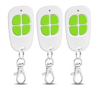 Telecommande Portail pour AAM0094 AAM0121 AAM0135 AAM0133 AAM0085, Télécommande Compatible avec SCS Sentinel, 4 canaux Bip Portail Porte De Garage, 3PCS, Vert