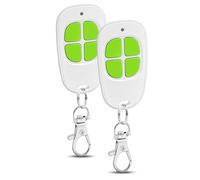 Telecommande Portail pour SCS Sentinel, 4 Canaux Bip Portail Porte De Garage Compatible avec AAM0121/AAM0135/AAM0133/AAM0085/AAM0094, 2 Pièces, Vert