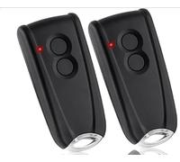 Télécommande Portail Universelle 433 MHz - Compatible avec Ecostar RSC2-433, Liftronic 500/700/800, Portronic D2500/D5000/S4000 - s'applique à Portails Automatiques, 2 Canaux (Pack de 3)