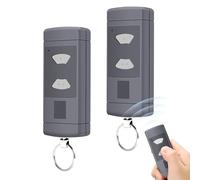 Télécommande portative pour porte de garage Hörmann HS2-40, HS4-40, HSE2-40, HSE4-40, HSE4-40, HSM2-40, HSM4-40, Duplicateur de télécommande compatible avec les touches Hörmann grises