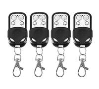 Télécommande Porte-clés, 4 pièces Universel en Un Anti-vol clonage Voiture télécommande sans Fil e Voiture Shell Fob pour Porte de Garage de Voiture 433 MHz système de