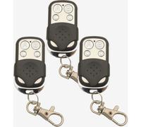 Télécommande porte-clés sans fil universelle avec émetteur RF pour ouvre-porte de garage, duplicateur 433 MHz, lot de 3