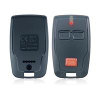 Télécommande Porte de Garage, 433 MHz 2 Canaux, Contrôle à Distance Ergonomique pour, 2 Boutons avec Porte Clés