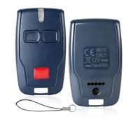 Télécommande Porte Garage pour BFT Mitto 2, 433 MHz 2 Canaux Bip Portail Télécommandes Compatible avec BFT Mitto 2, TR, GHIBLI, KLEIO, TRC1/TRC2/TRC4