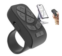 Télécommande pour appareil photo - Déclencheur sans fil, bouton de contrôle de défilement | Anneau de intelligent pour selfie, contrôleur d'enregistrement vidéo Bluetoth pour photos, clips courts