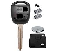 Télécommande pour clé de voiture - 1 boîtier 2 boutons TOY41 + 1 clavier + 2 micro-boutons + 1 pile CR2016 pour Toyota