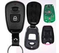 Télécommande pour clé de voiture - 1 boîtier sans fil + 1 émetteur 434 MHz + 1 batterie pour Hyundai