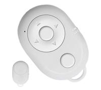 Télécommande pour Déclenchement Photo | pour Défilement Smartphone - Miniature sans Fil Bouton Caméscope pour Lecture de Livres Numériques Enregistrement Vidéo Smartphones