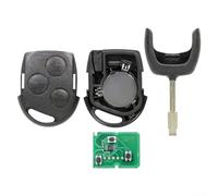 Télécommande Pour Ford pour fiesta Focus 433MHz Puce 4D63 Trois | Plastique technique pour cuivre taille 10x7x1cm compatible pour fiesta MK6 pour c-max pour s-max pour mondeo