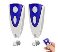 Télécommande pour ouvre-porte de garage pour Novoferm Novotron 502 MAX43-2 Novotron 512 MIX43-2, télécommande de porte de garage, émetteur manuel ouvre-porte de garage 2 canaux, 2 pièces