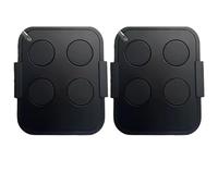 Télécommande pour porte de garage, 433.92Mhz Garage Door Remote Control Compatible For Rolling Code ON2 ON4 ON2E ON4E FLO2R-S FLO4R-S,pour portail électrique et porte de garage(2pcs-4button)