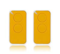 Télécommande pour porte de garage, INTI 2 Télécommande 433.92mhz Rolling Code 1 ONE ON2E Émetteur D'ouverture De Porte Garage,pour portail électrique et porte de garage(2pcs-Yellow)