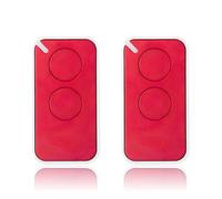Télécommande pour porte de garage, INTI 2 Télécommande 433.92mhz Rolling Code 1 ONE ON2E Émetteur D'ouverture De Porte Garage,pour portail électrique et porte de garage(2pcs-Red)