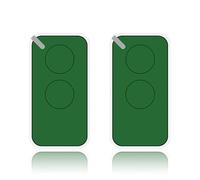 Télécommande pour porte de garage, INTI 2 Télécommande 433.92mhz Rolling Code 1 ONE ON2E Émetteur D'ouverture De Porte Garage,pour portail électrique et porte de garage(2pcs-Green)