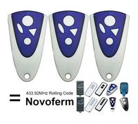 Télécommande pour porte de garage - ZOR® - NOVOTRON 504 MAX43-4 - Fréquence 433,92 MHz - Rolling Code - Distance 25-50 m