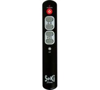 Télécommande pour seniors universelle programmable SeKi Slim, noir