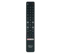 DCU TECNOLOGIC - Télécommande Universelle pour TV TCL - Bouton pour Netflix Video - Distance : 8 mètres