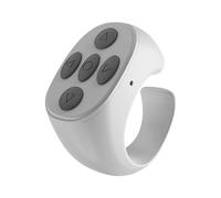 Télécommande pour téléphone portable,Clicker bouton sans fil portable | Télécommande rechargeable pour téléphone portable avec contrôle couché paresseux