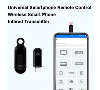 Télécommande pour téléphone portable TypeC pour iPhone, adaptateur IR Blasters universel, télécommande intelligente infrarouge pour téléviseur, climatiseur, ventilateur Type C For Ios