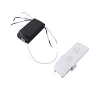 Télécommande pour Ventilateur de Plafond Compatibilité Universelle Portée Longue Distance 30 Mètres avec Traversée des Murs, Minuterie Arrêt Automatique 1 2 4 Heures, Installation