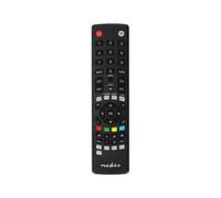 Télécommande Préprogrammée pour TV / DVD / SAT / TNT avec Touches Streaming Nedis Noir
