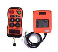 Télécommande radio industrielle sans fil à 4 boutons, double vitesse, for grue, treuil, palan, piste, contrôleur de grue(1T1R,Q404)