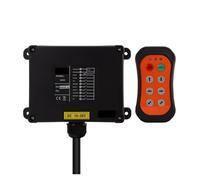 Télécommande radio industrielle sans fil à 6 boutons, vitesse, for grue, treuil, palan, piste, contrôle de levage(Q402,380v)