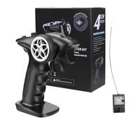 Télécommande RC Car - Ensemble d'émetteur et récepteur imperméable à 2,4 GHz | Contrôleur Portable à Haute sensibilité adapté aux Voitures RC, aux Bateaux et aux véhicules de Chars - Facile