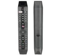 Télécommande RC49141 compatible avec Hitachi LED LCD TV 32HB4T41 32HB4T61 32HB4T62 43HB5T62 43HB6T62 32HB5W66 49HB5W62 40HK6W64 43HK4 43HK54 W64 4 3HK6W64 Remplacement Contrôleur Avec NETFLIX Bouton