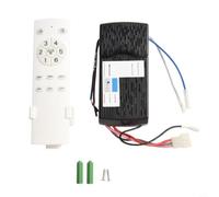 Télécommande récepteur Set 6 vitesses Ventilateur | 6 niveaux de vitesse réglables, fonction lumière marche/arrêt, intensité variable pour un éclairage optimal de la pièce