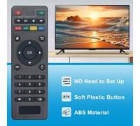 Télécommande remplacée Convient pour X-96 Mini Smart TV Box Android 11 Amlogic S905W2 Quad Core 2.4GHz WiFi 1G8G Dual 4K HD Set-Top Box Media Player,Puersit Android 10.0 TV Box,X-96 X96W X9-6Q
