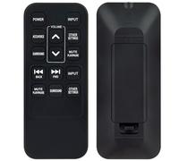 Télécommande remplacée Convient pour ZVOX Accuvoice 4002031 AV157 AV257 AV200 AV357 SB380 SB400 SB500 SB700 AV203 AV150 AV155 AV201 SoundBar TV Speaker(Ohne Montagebügel)