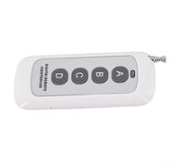 Télécommande RF 433 MHz Portée 500 m Duplicateur sans fil 4 boutons pour portes de garage - Porte-clés code d'apprentissage 90 x 40 mm