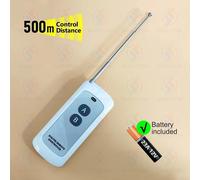 Télécommande RF 433 MHz, portée de 500 mètres, émetteur universel RF 2/3/4/8 canaux, code d'apprentissage 1527-AB