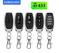 Télécommande RF 433Mhz, bouton marche/arrêt, Code d'apprentissage EV1527, transmetteur pour maison intelligente, lumière Led, porte de voiture, porte de Garage alarme ABC KEY