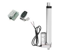 Télécommande RF et actionneur linéaire 12 V 750 N engrenage métallique entraînement électrique CC ouvre-fenêtre moteur linéaire 50 mm 100 mm 150 mm course(300mm stroke,Siliver color)