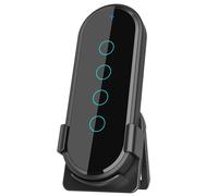 Télécommande RF433MHZ pour appareils domestiques intelligents, transmetteur de Code EV1527 à 4 gangs, contrôle bidirectionnel, commutateur sans fil RF 433Mhz, portée de 100m noir
