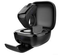 Télécommande Ring compatible avec photo et vidéo, contrôle du volume, design compact avec étui de chargement pour téléphones et tablettes (noir D06 pro)