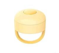 Télécommande Ring pour interaction vidéo sur smartphone permettant un retournement de page sans effort et une sélection de vidéos via le toucher (jaune)