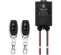 Télécommande sans fil 12 V avec capacité de charge de 40 A et étanchéité IP65 pour une utilisation électrique en extérieur et intérieur (B)