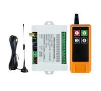 Télécommande Sans Fil 2000 M 4 Canaux, Interrupteur D'éclairage LED, Sortie Relais, Émetteur Et Récepteur Radio RF Étanche(SET-1)
