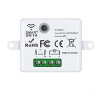 Télécommande sans fil 43392 MHz haute puissance 10 A Récepteur Installation facile Arrêt automatique Sécurité pour lampes AC appareils électriques pompes à eau équipements de scène