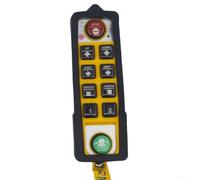 Télécommande sans fil 8 touches pour grue 800 MHz industriel | DC24V/AC220V/AC380V, résistant à l'huile et à l'acide, construction en métal anti-chute, pour convoyeurs de grues