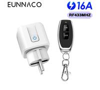 Télécommande sans fil AC220V EV1527 Code 433MHz prise RFSmart prise électrique prises électriques pour lampe lumineuse maison intelligente 16V 1P 1on