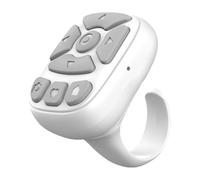 Télécommande sans fil Blue-Tooth avec bout des doigts - Clicker pour tourner la page avec défilement du doigt | 2025 Nouvelle télécommande Girapage Anneau de défilement avec dent bleue | Contrôleur de