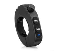 Télécommande sans fil Bluetooth pour guidon de moto - Étanche - En ABS - Portée de 10 m - Charge de type C - Batterie 180 mAh