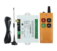 Télécommande sans fil DC 12 V 24 V 36 V 4 CH RF Récepteur radio 20 ~ 200 m Longue distance Télécommande Antenne Ventouses (1RF)